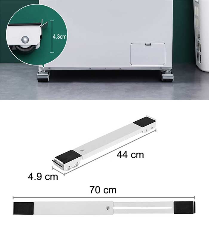 Supports Extensibles avec Roulettes pour Électroménager